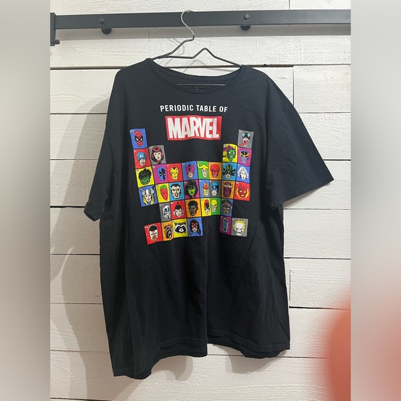 Marvel Periodic Table 3XL T-shirt Black - Picture 4 of 4